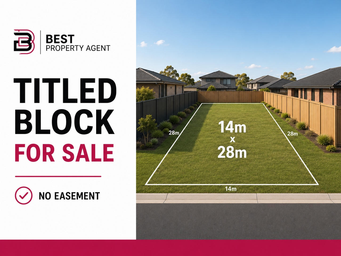 Prime 392m² Titled Block to Build Your Dream Home.