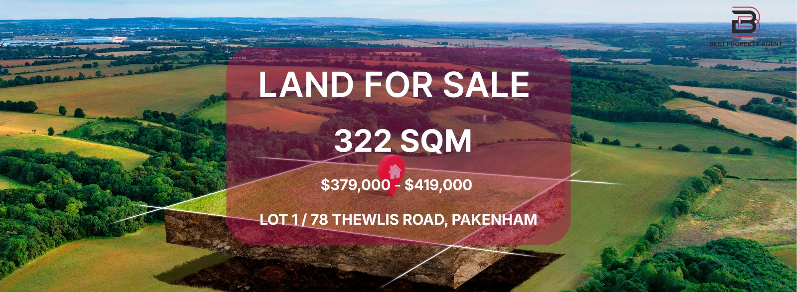 Prime Residential Land in a Growing Pakenham Pocket - Two Adjacent Blocks – Lot 1 & Lot 2